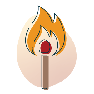 Furnace pilot light being relit